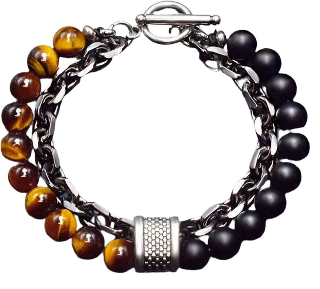 Metal beaded bracelet