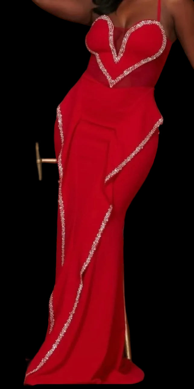 Night stars evening dress